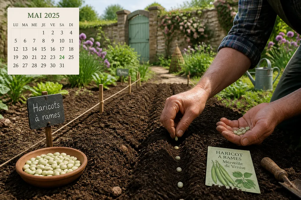 Quand semer les haricots verts en 2025 : calendrier complet et conseils par région