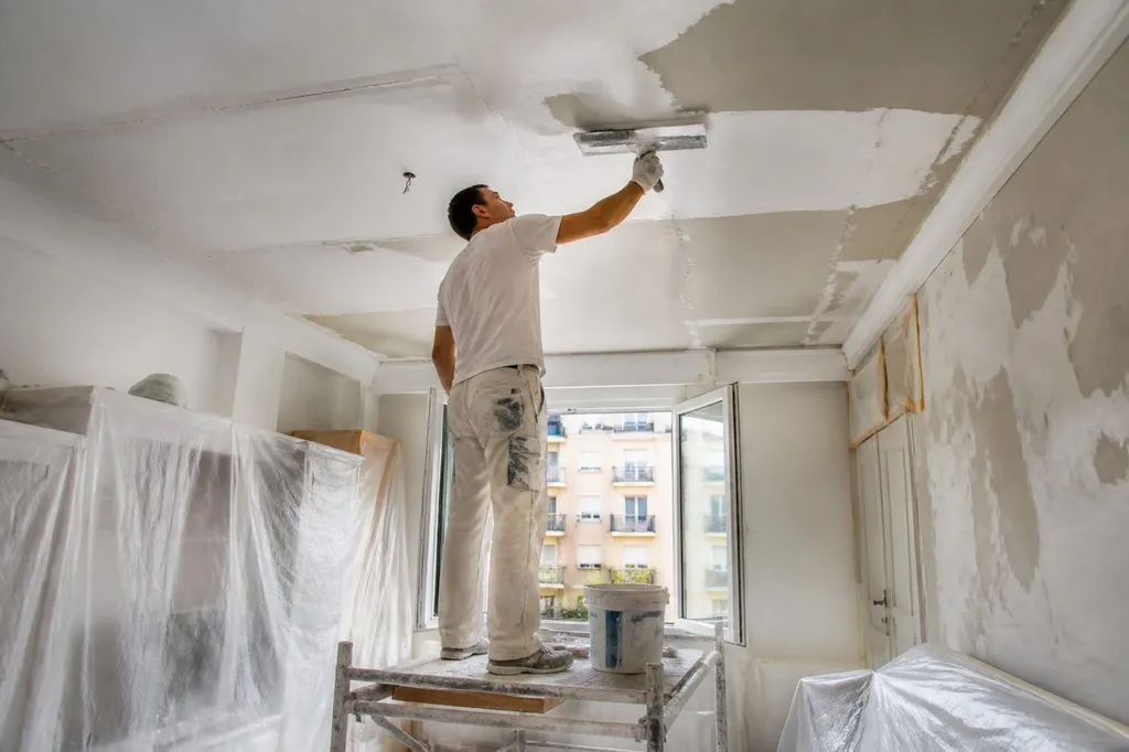 Enduire un plafond : choisir le bon produit et réussir l’application